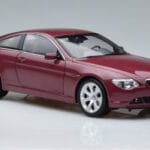 BMW 645Ci E63 Vermelho Escuro Kyosho 1:18 08701CR Metal - image 5 of 7