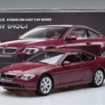 BMW 645Ci E63 Vermelho Escuro Kyosho 1:18 08701CR Metal - image 7 of 7