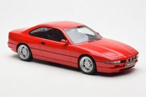 BMW 850 CSi E31 Vermelho Otto 1:18 OT158 Resina - imagem 4 de 6