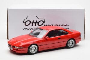 BMW 850 CSi E31 Vermelho Otto 1:18 OT158 Resina - imagem 6 de 6