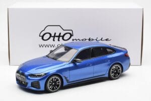 BMW i4 M50 G26 Azul Otto 1:18 OT453 Resina - imagem 6 de 6