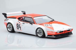 BMW M1 Equipe Dominique Lacaud #84 H. Stuck / Burger / D. Lacaud 24 Hours of Le Mans 1980 Minichamps 1:18 155802984 Metal - imagem 4 de 6
