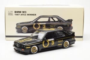 BMW M3 E30 #3 J. Richards Austrian Airlines ATCC 1987 AUTOart 1:18 88745 Metal - imagem 8 de 8