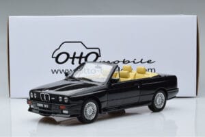 BMW M3 E30 Cabriolet Preto Otto 1:18 OT1012 Resina - imagem 6 de 6