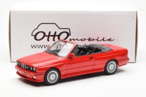 BMW M3 E30 Cabriolet Vermelho Otto 1:18 OT077 Resina - imagem 6 de 6