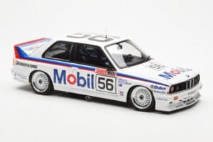 BMW M3 E30 #56 P. Brock / J. Richards Mobil Bathurst 1000 1988 AUTOart 1:18 88847 Metal - imagem 6 de 9