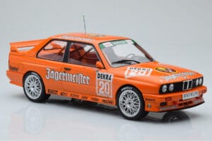 BMW M3 E30 Jagermeister #20 W. Gardner DTM Nurburgring 1992 IXO 1:18 18RMC082B Metal - imagem 4 de 6