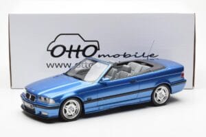 BMW M3 E36 Cabriolet Azul Otto 1:18 OT279 Resina - imagem 5 de 5