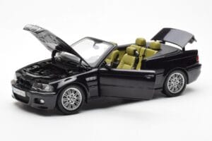 BMW M3 E46 Cabriolet Preto Kyosho 1:18 80430024431 Metal - imagem 2 de 8