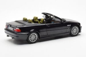BMW M3 E46 Cabriolet Preto Kyosho 1:18 80430024431 Metal - imagem 3 de 8