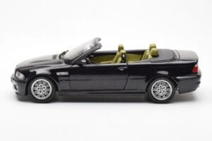 BMW M3 E46 Cabriolet Preto Kyosho 1:18 80430024431 Metal - imagem 4 de 8