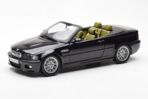 BMW M3 E46 Cabriolet Preto Kyosho 1:18 80430024431