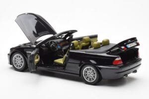 BMW M3 E46 Cabriolet Preto Kyosho 1:18 80430024431 Metal - imagem 5 de 8