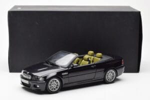 BMW M3 E46 Cabriolet Preto Kyosho 1:18 80430024431 Metal - imagem 8 de 8