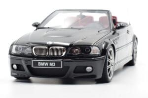 BMW M3 E46 Cabriolet Preto Otto 1:18 OT380 Resina - imagem 6 de 9