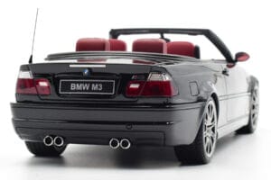 BMW M3 E46 Cabriolet Preto Otto 1:18 OT380 Resina - imagem 7 de 9