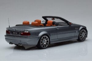 BMW M3 E46 Cabriolet Cinzento Otto 1:18 OT1006 Resina - imagem 2 de 6