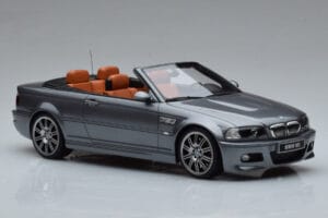 BMW M3 E46 Cabriolet Cinzento Otto 1:18 OT1006 Resina - imagem 4 de 6