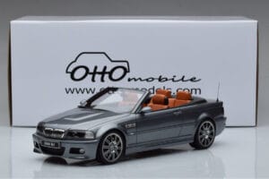 BMW M3 E46 Cabriolet Cinzento Otto 1:18 OT1006 Resina - imagem 6 de 6