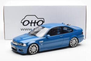 BMW M3 E46 Azul Otto 1:18 OT790 Resina - imagem 6 de 6