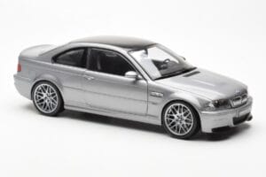 BMW M3 E46 CSL Cinzento Kyosho 1:18 80430302734 Metal - imagem 6 de 8