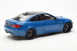 BMW M3 E92 Laguna Seca Blue Kyosho 1:18 08734LBL Metal - imagem 3 de 8