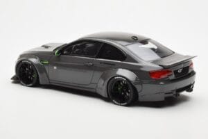 BMW M3 E92 LBWK Liberty Walk Cinzento GT Spirit 1:18 GT127 Resina - imagem 5 de 6