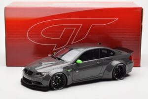 BMW M3 E92 LBWK Liberty Walk Cinzento GT Spirit 1:18 GT127 Resina - imagem 6 de 6