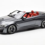 BMW M4 F83 Cabriolet Cinzento GT Spirit 1:18