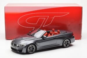 BMW M4 F83 Cabriolet Cinzento GT Spirit 1:18 GT081 Resina - imagem 6 de 6