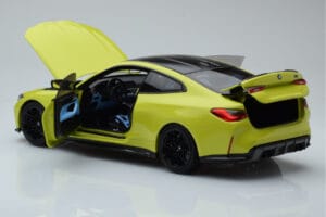 BMW M4 G82 Amarelo Edição Concessionário Minichamps 1:18 80435A51949 Metal - imagem 5 de 8
