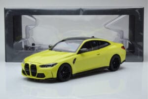 BMW M4 G82 Amarelo Edição Concessionário Minichamps 1:18 80435A51949 Metal - imagem 8 de 8