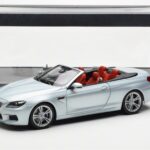 BMW M6 F12 Cabriolet Silverstone Prata II Paragon 1:18 - image 8 of 8