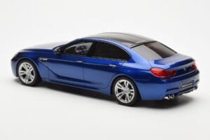 BMW M6 F06 Gran Coupe Azul GT Spirit 1:18 GT184 Resina - imagem 5 de 6