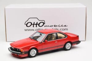 BMW M635 CSi E24 Henna Vermelho Otto 1:18 OT1018 Resina - imagem 6 de 6