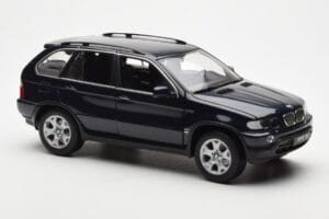 BMW X5 4.4i E53 Azul Escuro Kyosho 1:18 08521DB Metal - imagem 6 de 8
