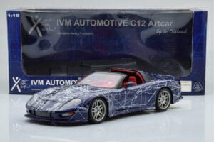 Chevrolet Callaway C12 Corvette MUKO Artcar AUTOart 1:18 71014 Metal - imagem 9 de 9