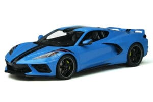 Chevrolet Corvette C8 Rapid Azul GT Spirit 1:18 GT286 Resina - imagem 2 de 7