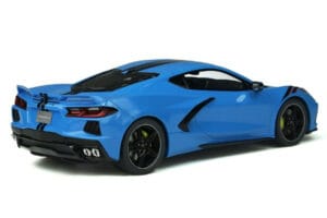 Chevrolet Corvette C8 Rapid Azul GT Spirit 1:18 GT286 Resina - imagem 3 de 7