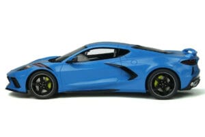Chevrolet Corvette C8 Rapid Azul GT Spirit 1:18 GT286 Resina - imagem 6 de 7