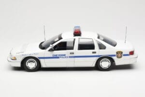 Chevrolet Caprice Cheyenne Polícia UT Models 1:18 21025 Metal - imagem 3 de 6