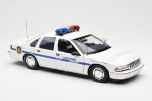 Chevrolet Caprice Cheyenne Polícia UT Models 1:18 21025 Metal - imagem 4 de 6