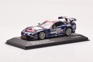 Chevrolet Corvette C5R #53 R. Fellows / J. O'Connell / F. Freon 24 Hours of Le Mans 2003 Minichamps 1:43 400031453 Metal - imagem 2 de 4
