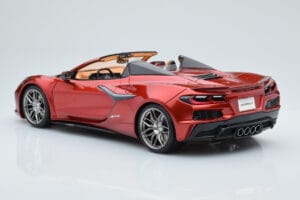 Chevrolet Corvette C8 Z06 Cabriolet Vermelho Mist GT Spirit 1:18 GT402 Resina - imagem 4 de 5