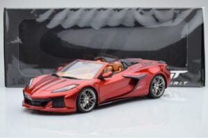 Chevrolet Corvette C8 Z06 Cabriolet Vermelho Mist GT Spirit 1:18 GT402 Resina - imagem 5 de 5