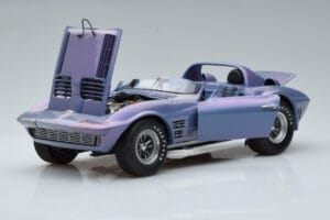 Chevrolet Corvette Grand Sport Roadster Laguna Seca Azul Céu Exoto 1:18 EXPRM00080 Metal - imagem 2 de 9