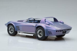 Chevrolet Corvette Grand Sport Roadster Laguna Seca Azul Céu Exoto 1:18 EXPRM00080 Metal - imagem 6 de 9