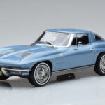 Chevrolet Corvette C2 Sting Ray Azul Norev 1:18