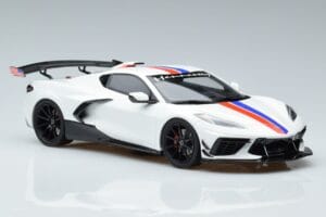 Chevrolet Hennessey Corvette C8 Arctic Branco GT Spirit 1:18 GT317 Resina - imagem 4 de 6