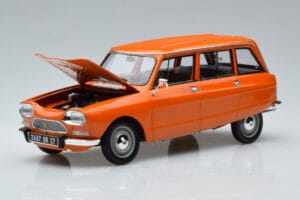 Citroen Ami 8 Break Tenere Laranja Norev 1:18 181674 Metal - imagem 2 de 7